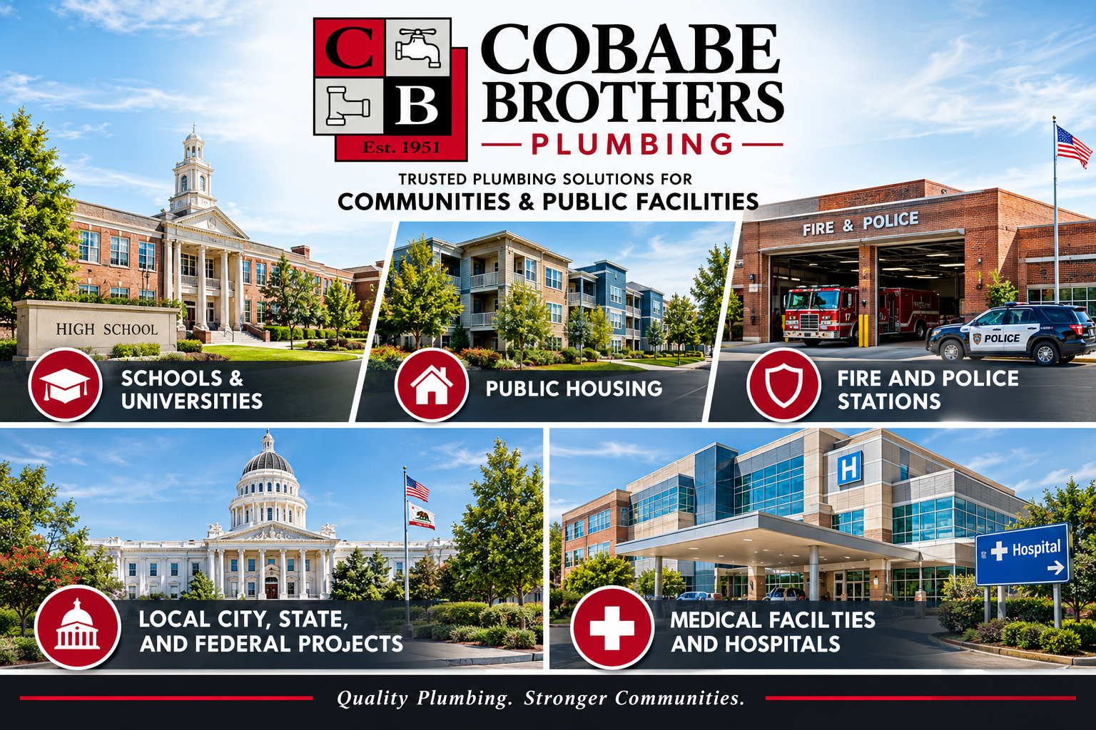 Plumbing solutions for public facilities