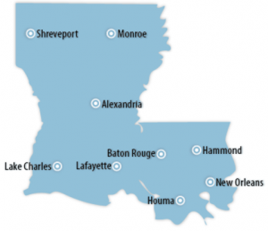 Louisiana Locations for Job Training