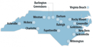 North Carolina Locations for Job Training